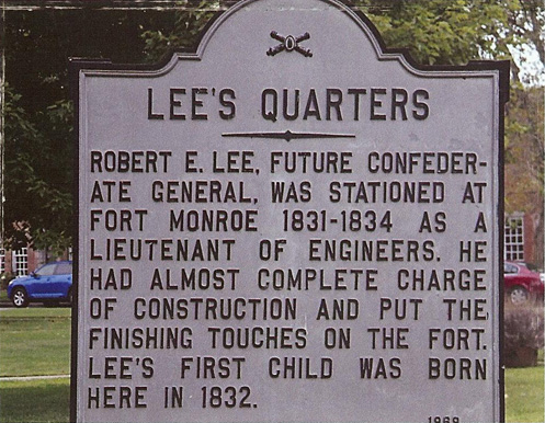 Lee's Quarters at Ft Monroe