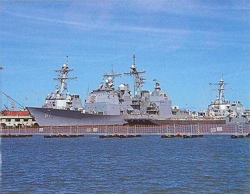 USS Monterey at Norfolk Naval Station