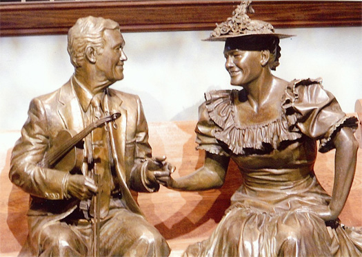 Roy Acuff and Minne Pearl at Ryman Auditorium