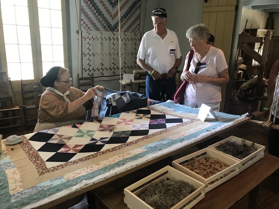 Vermillionville Tour -Quilting techniques